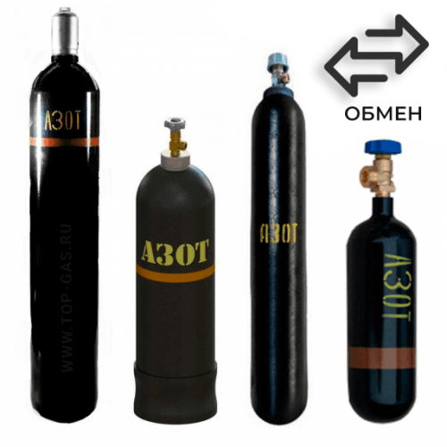 Обмен азотных баллонов в Говорово